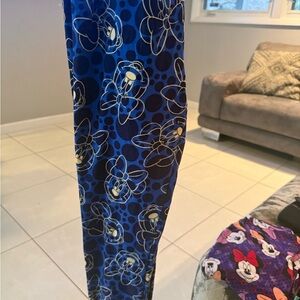 LuLaRoe Blue Floral Leggings
